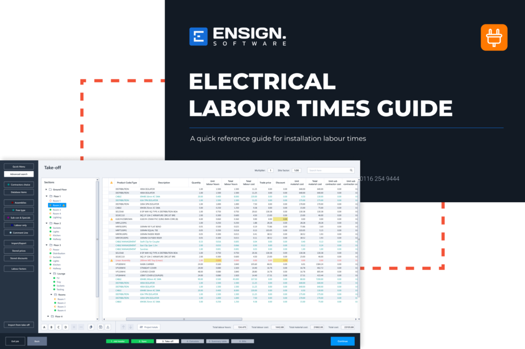 Labor Time Guide Examples Installation Labour Times Guide for Contractors