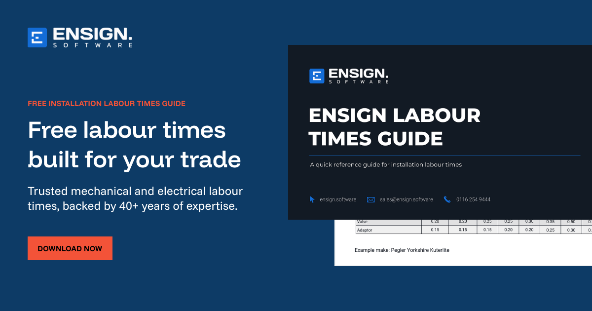 Installation Labour Times Guide for Contractors
